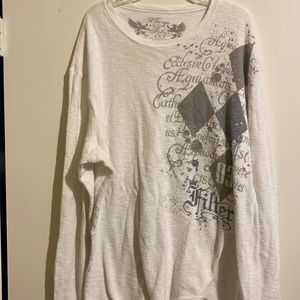 Mens long  sleeve white shirt